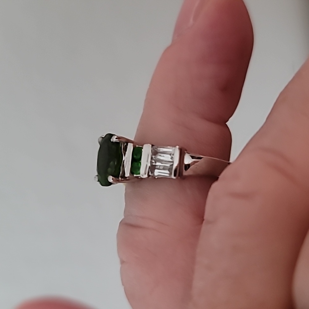 Russian Diopside ring Size 7 NWT - Picture 9 of 9